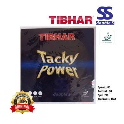 TIBHAR Tacky Power Table Tennis Rubber