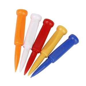 30Pcs 70mm Mixed Color Tees Tool Two-section TEE Castle Tees