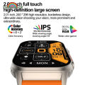 G41 Smart Watch 2.01" Full Touch Fitness Smartwatch Heart Rate Blood Oxygen Blood Pressure Sleep Non-Invasive Blood Glucose Monitor Waterproof Fitness Tracker Watches For Men Women. 