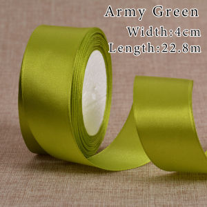 4cm (25 yards/roll) Gift Ribbon Satin Ribbon Decoration Ribbon Gift Packaging High-End Sense Webbing Decoration Ribbon