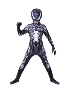 Halloween cos Costume Superhero Venom Jumpsuit Kids Stage Performance In Stock Bodysuit