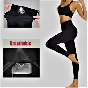 FS SPORT Celana Senam Wanita Model Traning 7/8 Lis Pinggir Dua Bahan Spandex Ukuran M L XL XXL