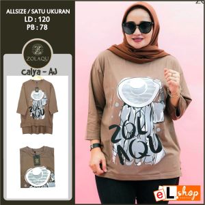 KAOS ZOLAQU TERBARU 2024 BAJU WANITA LENGAN PANJANG ATASAN JUMBO OVERSIZE OFFICIAL STORE AGEN RESMI