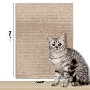 พรมลับเล็บแมวป้องกันรอยขีดข่วนพร้อมกาวในตัว ทนทาน ขนาด 50x80cm กันแมวข่วน ปกป้องเฟอร์นิเจอร์