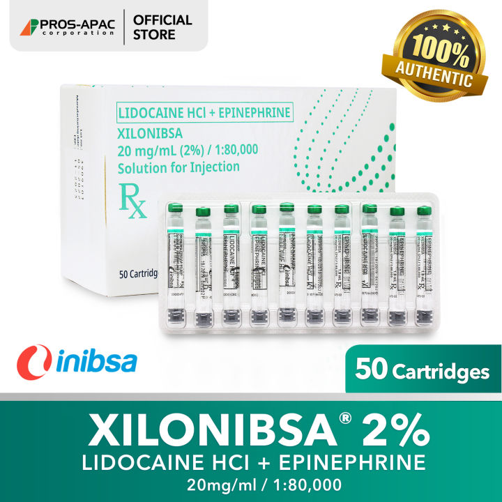 XILONIBSA 2% Dental Anesthesia - Solution For Injection | INIBSA Lido ...