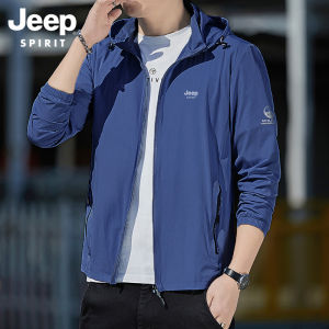 Jeep tinh thần nam Áo khoác Lụa băng quần áo chống nắng nam mỏng mùa hè câu cá nhanh khô Áo Khoác Trọng lượng nhẹ quần áo chống nắng thoáng khí và bảo vệ chống tia UV lớn