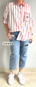 Kemeja Wanita Poplin Lubana RG 6811 Stuffcat 110