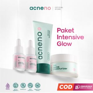 [ORI] INTENSIF GLOW - ACNENO | Paket Perawatan Wajah Cerah Bebas Bekas Kehitaman BPOM Halal