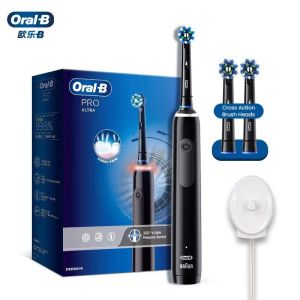 (china plug)Oral B Ultra Pro4 Electric Toothbrush Rechargeable Adult Smart Brush with 4 Brushing Modes
