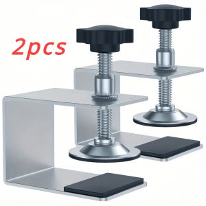 2Pcs Woodworking Jig Cabinet Tools Steel Drawer Front Installation Clamps Drawer Panel Clips Tools