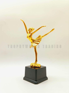 Universal Human Ballerina Dancer Trophy Height 27cm (YG-241)( Customize Available )