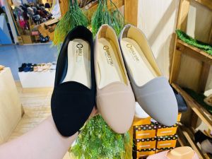 [ส่งเร็วพิเศษ!] Shoes8888 Thailand รองเท้าคัทชู หนังนูบัค หัวแหลม ไซล์36-45 รองเท้าหนังนูบัค รองเท้าหนังนูบัค ผู้หญิง - Lazada