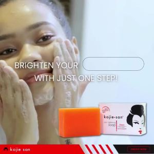 Kojie San Skin and Body Soap – Original Kojic Acid Soap Bar with Coconut & Tea Tree Oil – 3 x 65g Bars
