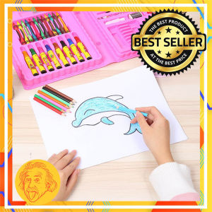 Krayon 86in1 Alat Mewarnai Anak Colouring Set 86 in 1 Crayon by Einstein-Store