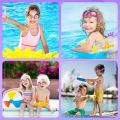 Konohan 2 Pieces Kids Swim Goggles Eyelashes Swim Goggle No Slip Leak Girl Goggles Anti Fog UV Goggles for Lash Extensions. 