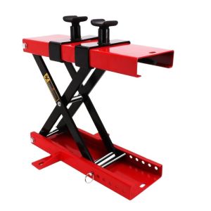 Motorcycle Lift Platform Wide Deck Floor Jack Car Scissor Hoist Stand Repair Stand for Motorcycle ATV Dirt Bike 1100 LB Motorcycle Center Scissor Lift Jack Hoist Stand Bikes ATVs Scooter Crank Stand Motorcycle scissors jack