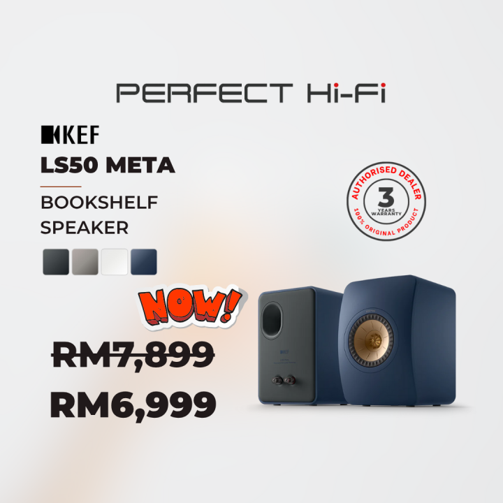 [JULY PROMO]KEF LS50 Meta Bookshelf Speaker | Lazada