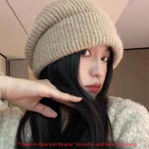NEXTYOO Big Head Winter Hat Warm Windproof Beanie Hat Fashion Elastic Ear Protection Hat for Women