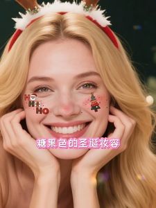 Quivlox Christmas Pine Tree Floral Face Decals Water Transfer Snowflake Temporary Tattoos Festival Waterproof