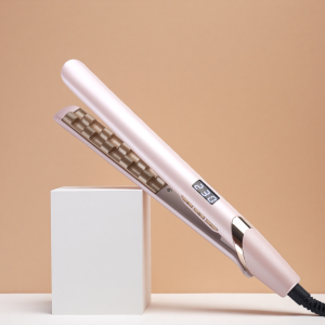 Fluffy Hair Crimping Iron Ceramic Corrugation Crimper LCD Display Adjustable Temperature Volumizing Curler Styling Tools