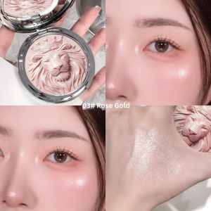 Buttery-Soft Lion Series Highlighter Cream for Face Contour Pigmented Glow & Shimmer—Lasts All Day