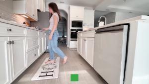 KIMODE Farmhouse Kitchen Mat 2PCS Anti Fatigue Kitchen Rugs Non-Skid Waterproof Kitchen Floor Mat Cushioned Comfort Standing Mat for OfficeLaundrySinkHome