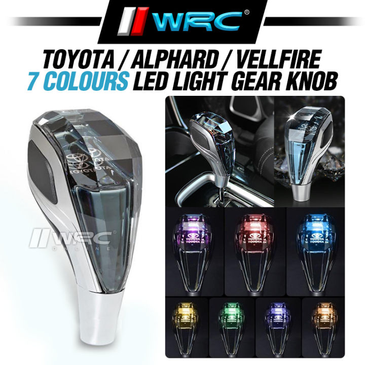 Toyota / Alphard / Vellfire 7 Colours Led Light Gear Shift Knob Lazada