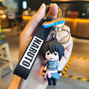 New Anime Naruto Action Figures Keychains Cartoon Sasuke Kakashi Key Pendant Cartoon Bag Pendant Doll Keychain Toys Ornament
