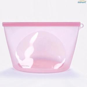 [SG Seller]Eco Friendly Reusable Silicone Food Bag Platinum Material Freezer Microwave Safe Purpose Preservation Pouch