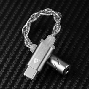 Splitter Type C To Jack 3.5MM QKZ TC MAX Chip Adapter Converter Audio Music Call On Mic Gaming