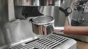 LZD  Platinum-Rich 8 Series Coffee hine Handle Breville Italian Coffee Handle   Stainless Steel Coffee Bottomless Handle 54mm