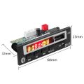 Tape Audio Mobil MP3 Player Bluetooth Wireless Receiver 12V dilengkapi dengan preset radio AUX untuk semua stasiun favori sambungan Bluetooth untuk memutar musik secara instan kartu memori atau flash disk pada port USB Warna Hitam Vt. 