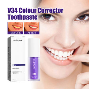 [Purple Whitening Toothpaste]Freshen Breath + Stains Removal    Enamal Safe    Natural Plant-Based    Long-Lasting Clean    Family Size