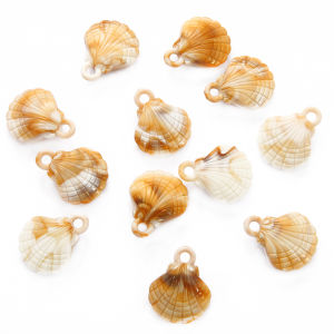 30g Mixed Plastic Acrylic Shells Conch Starfish Shape Beads Charm for Bracelet Necklace DIY Jewelry Making ﻿Craft Accessory