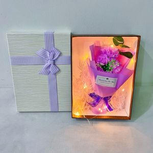 6pcs Mini Soap Carnation Flower Bouquet+Gift Box+Gift Bag | Bunga Sabun | Birthday|Mother Day Father’s day康乃馨香皂花