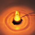 30LEDS Amber Emergency Warning Flashing Safety Strobe Beacon Light for Forklift Truck Tractor Golf Carts UTV Car Bus 9-30V. 