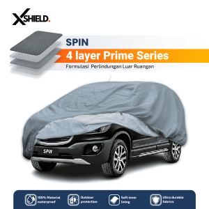 Outdoor 4 Layer Cover Mobil CHEVROLET SPIN Sarung Penutup Soft Carbon Tebal Waterproof & Anti Panas UV
