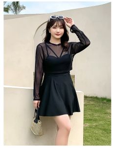 🔥 NEW 🔥ชุดว่ายน้ําคนอ้วน ชุดว่ายน้ำผู้หญิง 2pcs ชุดว่ายน้ําทูพีช ชุดว่ายน้ำสาวอวบ ชุดว่ายน้ํากันuv