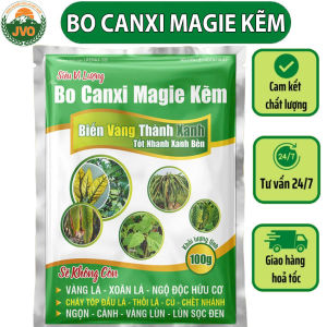 Siêu Vi Lượng Bo Canxi Magie Kẽm Gói 100gr Bổ Sung Vi Lượng Cây Khỏe Xanh Tốt JVO82 NongNghiepVietNhat