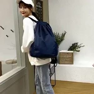 Pocket Waterproof Outdoor Gym Backpack Basketball Bag Rope Drawstring bag Sports Bag string bag