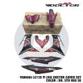 YAMAHA LC135 FI V8 135LC SPECIAL CUSTOM COLOR BARU BODY COVER SET RED SE TITAN MERAH STICKER TANAM. 