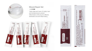50Packs Tattoo Repair Gel Microblading Aftercare Ointment Vitamin A&D for Tattoo Makeup Healing