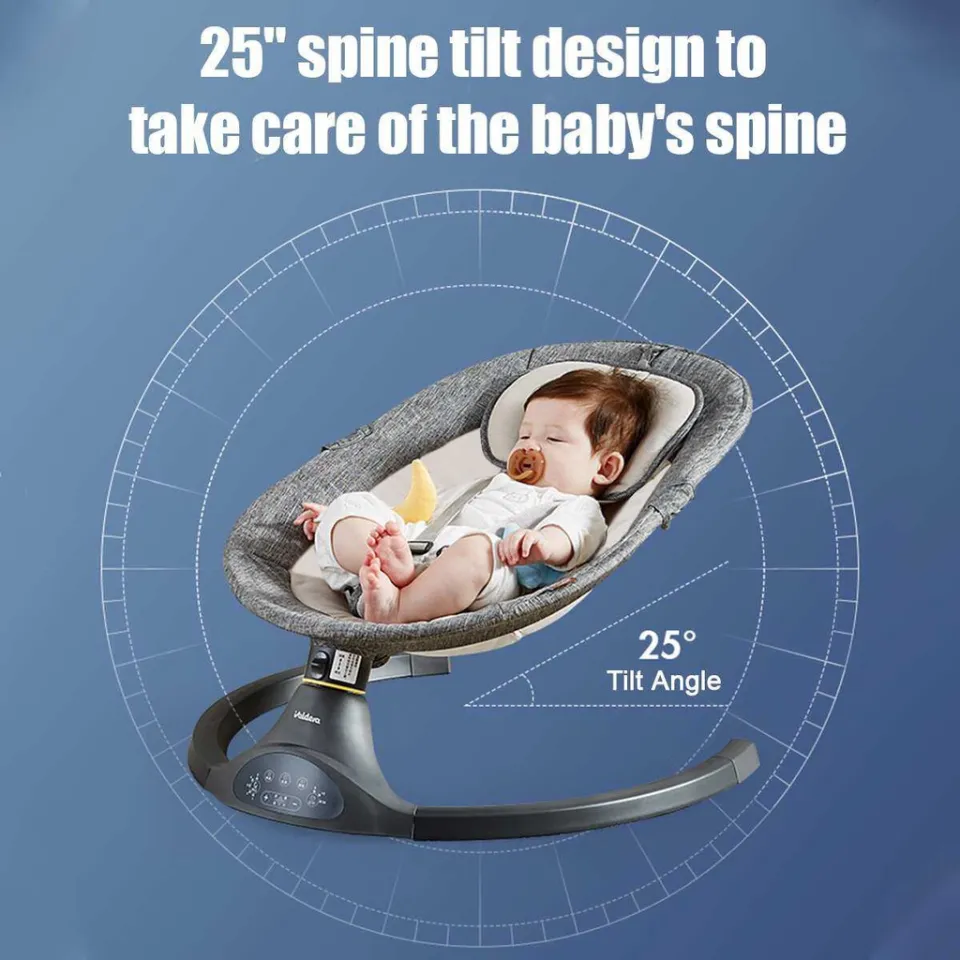 Baby Auto Swing Chair Leaf Portable Smart Rocker Baby Sleep Swing Chair Cradle Swing Electric Newborn Baby Rocker Lazada PH