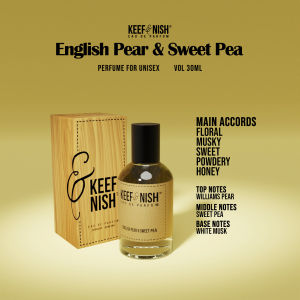 PERFUME PARFUM EDP MINYAK WANGI KEEF & NISH ENGLISH PEAR & SWEET PEA