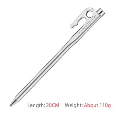Naturehike outdoor camping accessories stainless steel Durable Tent Nail peg