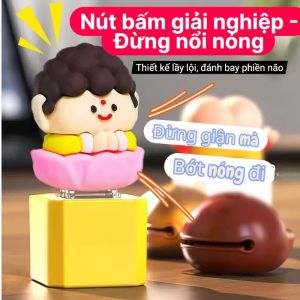 Móc Khóa Gõ Mõ Hài Hước Mini – Tụng Kinh Vui Nhộn Tịnh Tâm Nhanh Quà Tặng Siêu Lầy