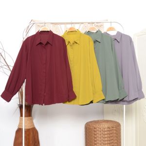 Kemeja Kerah Blouse Anti Kusut & Tips Memilihnya