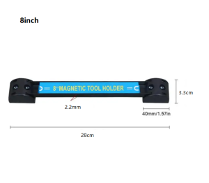 Magnetic Tool Holder Heavy-duty Magnet Tool Bar Strip Rack Space-Saving Strong Metal Organizer Storage Rack Knife Wrench