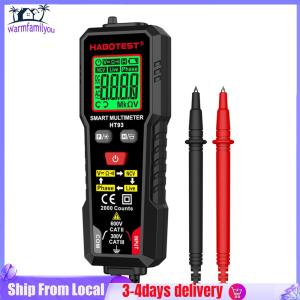 Multimeter Digital Auto-Ranging 2000 Counts Volt Ohm Meter with NCV Non-Contact Voltage Detection for DIY Electrical Projects