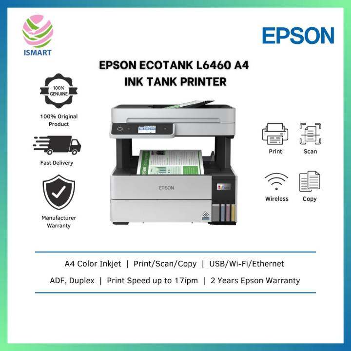 Epson Printer L6460 Ecotank A4 Ink Tank Print Scan Copy With Adf Auto Duplex Printing 8276